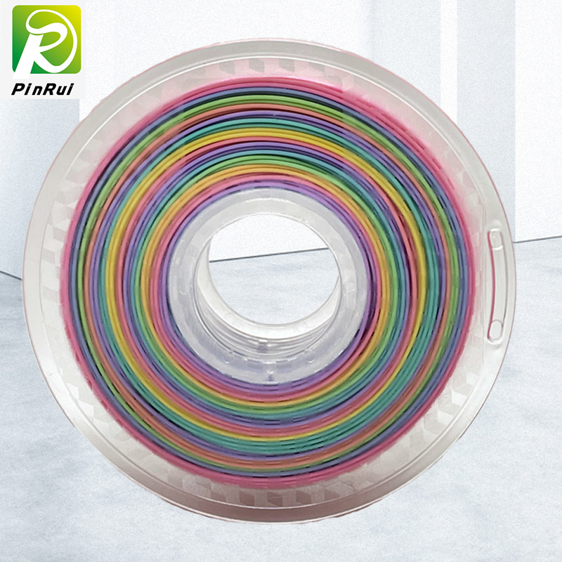 Pinrui 3D εκτυπωτής 1.75mm Pla Rainbow νήμα για τον εκτυπωτή 3D