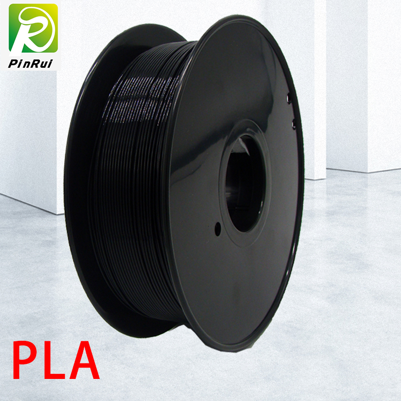 Pinrui υψηλής ποιότητας 1kg 3D PLA Printer Filament μαύρο χρώμα