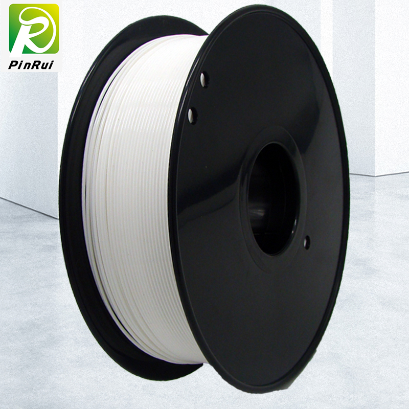 Pinrui υψηλής ποιότητας 1kg 3D PLA Prinner Valament λευκό χρώμα