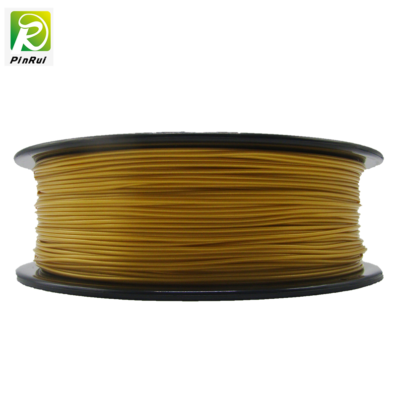 Pinrui υψηλής ποιότητας 1kg 3d Pla εκτυπωτή νήμα κίτρινο χρυσό χρώμα
